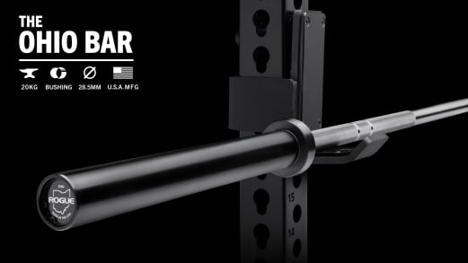 ROGUE オハイオバー　ステンレススチール The Ohio Bar - Stainless Steel / Black | Rogue Fitness